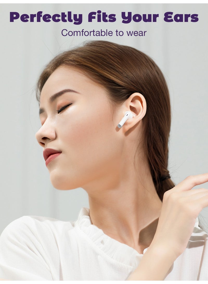 Wireless Earbuds, Wireless Earphones V5.4, Noise Reduction Call Headphones, 13mm Bass Sound, Touch Control, One-Step Pairing, Long Battery Life Charging Case - Image 4